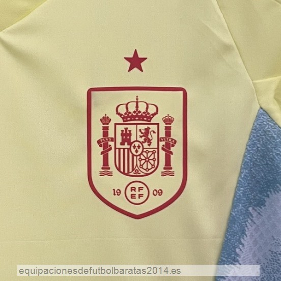 Nuevo 2ª Conjunto De Niños Espana 2024 Amarillo Baratas